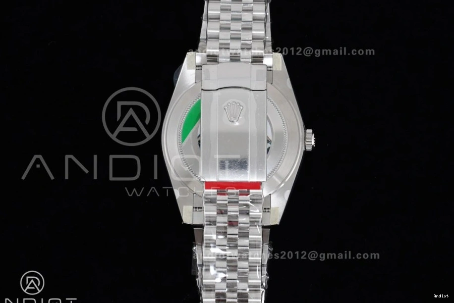 Green SS Clean SS 1:1 904L Datejust Best Roman Dial Steel SH3235 41 Bracelet on Edition Gray 0226